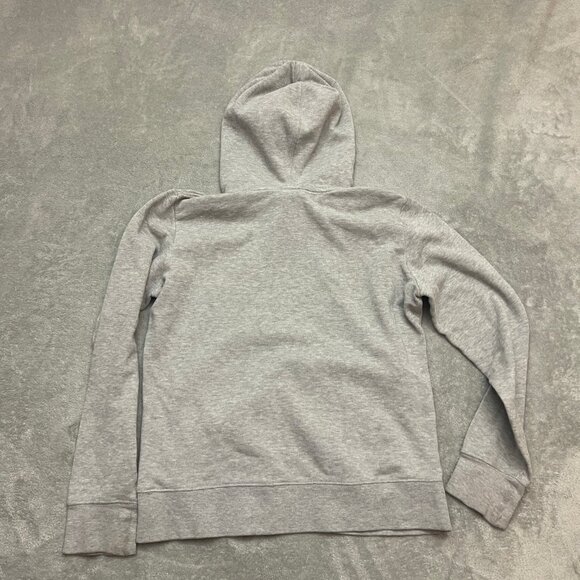 The North Face Hoodie Women Medium Gray Purple Sweatshirt Half Dome Logo - Picture 8 of 9